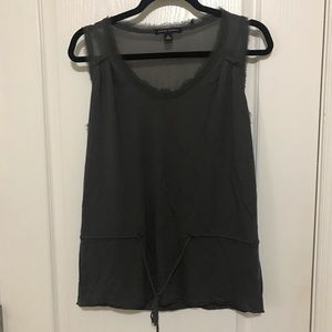 Banana Republic Army Green Sleeveless Top